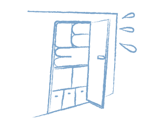 収納スペースが少ない方
